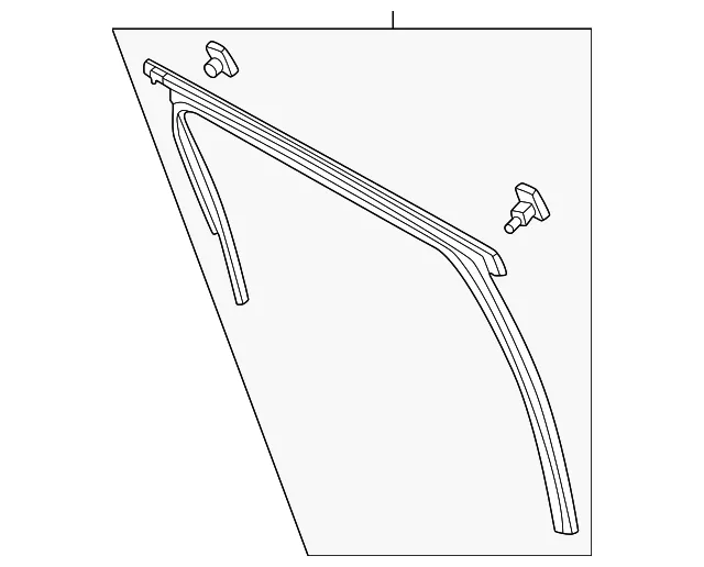 Window Channel - Mazda (KEME-73-60ZA)