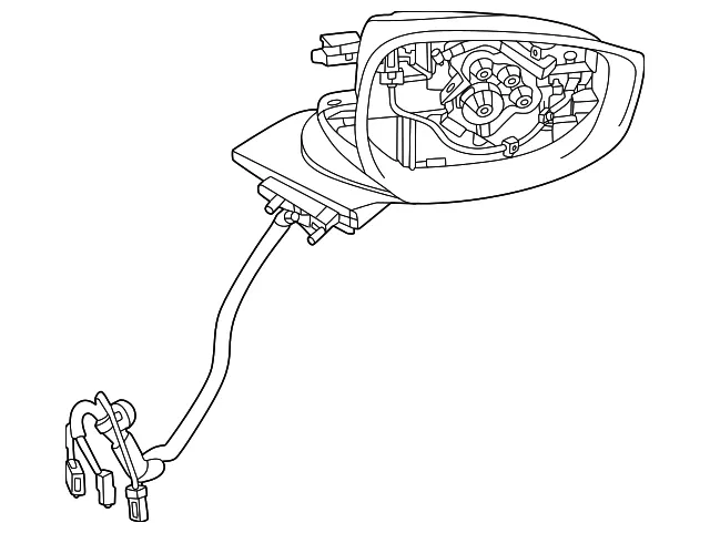 Door Mirror Base - Mazda (KEWD-69-121C)