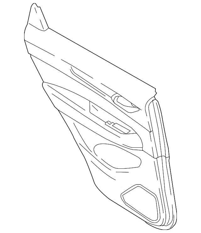 Door Interior Trim Panel - Mazda (KGVS-68-520A-04)