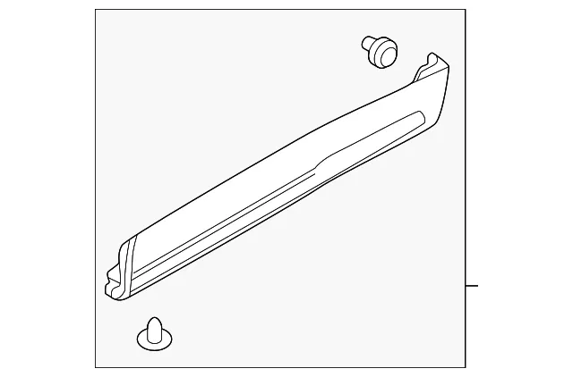 Body Side Molding - Mazda (KJK8-51-RA0D-E4)