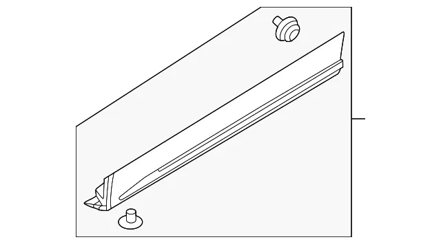 Body Side Molding - Mazda (KJK8-51-RB0D-E4)