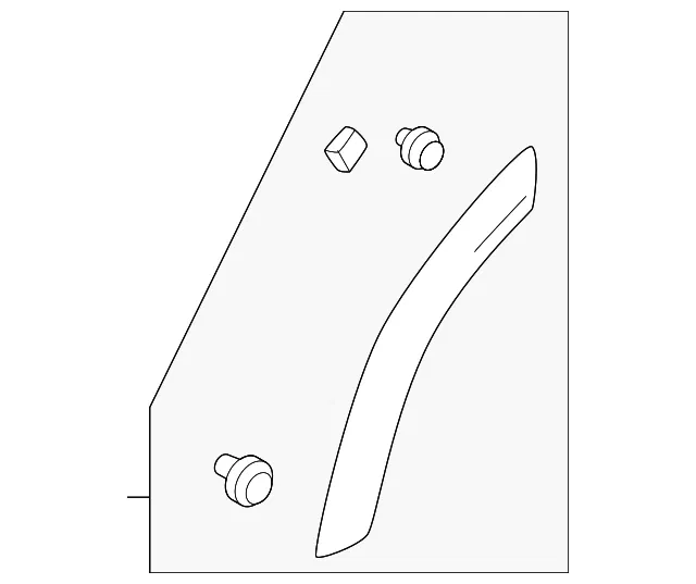 Wheel Opening Molding - Mazda (KJK8-51-W20B-SZ)