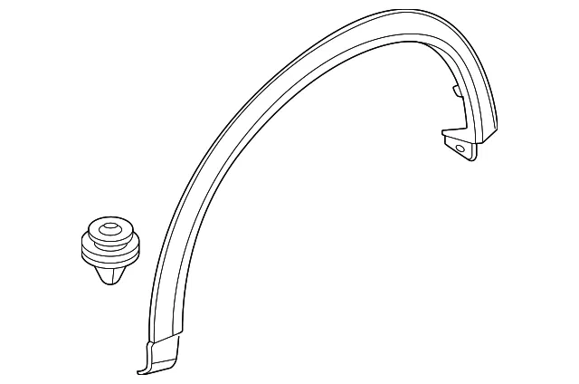 Wheel Opening Molding - Mazda (KJK8-51-W30B-13)