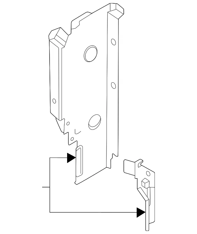 Radiator Support Air Deflector - Mazda (KMV6-50-1V0)