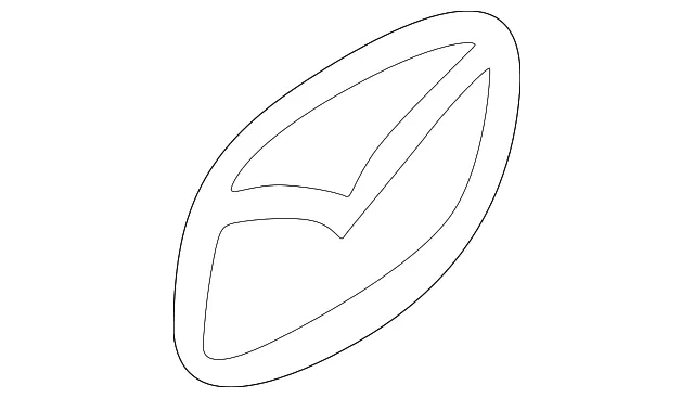 Hatch Emblem - Mazda (KMV6-51-731)
