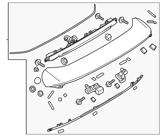 Spoiler - Mazda (KMV6-51-960A-E4)