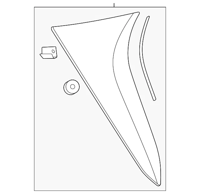 Side Spoiler - Mazda (KMV6-51-9C0B)