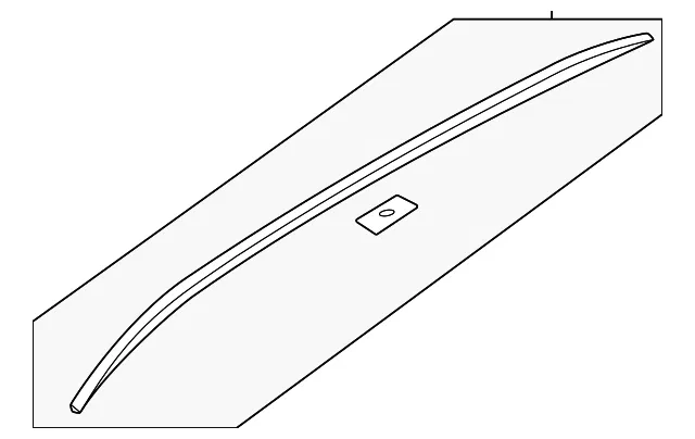 Roof Luggage Carrier Side Rail - Mazda (KMV6-51-T20A)