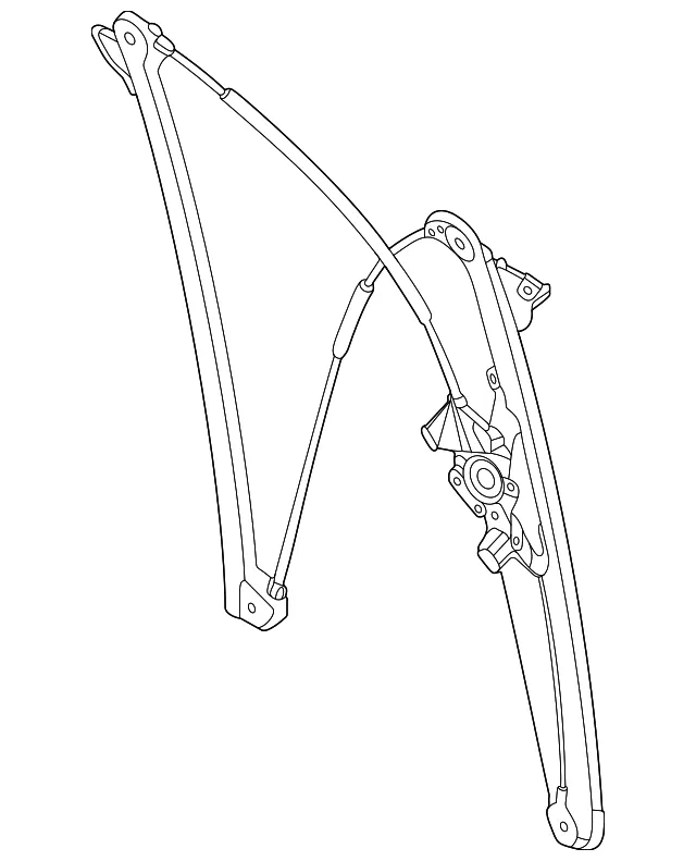 Window Regulator - Mazda (KMV6-58-590C)
