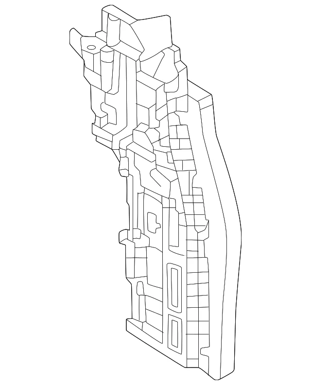 Interior Quarter Panel Trim Panel Insulator - Mazda (KMV6-68-8RX)