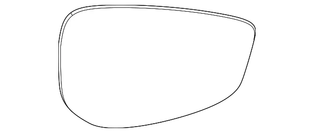 Mirror Glass - Mazda (KMV6-69-1GX)