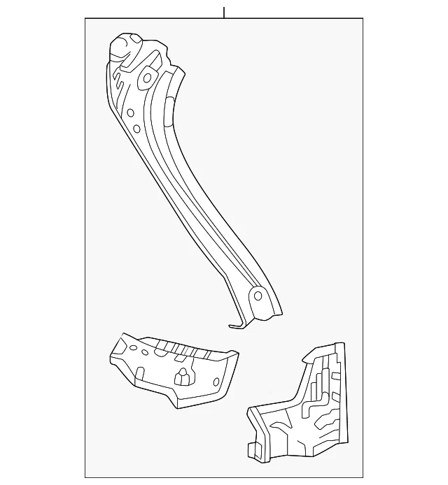 Body D-Pillar - Mazda (KMV6-70-44X)