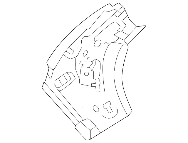 Body D-Pillar Reinforcement - Mazda (KMV6-70-4H0A)