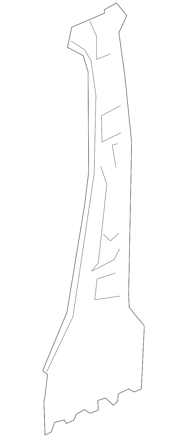 Body B-Pillar - Mazda (KMV6-71-080)