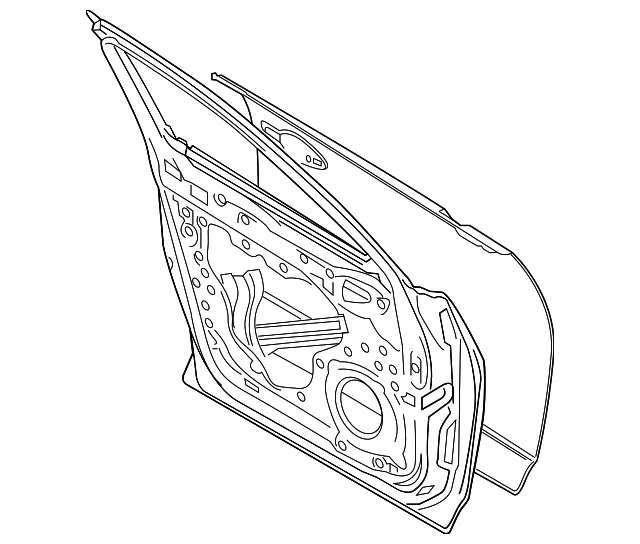Body(R) Front Door - Mazda (KMY0-58-02XC)