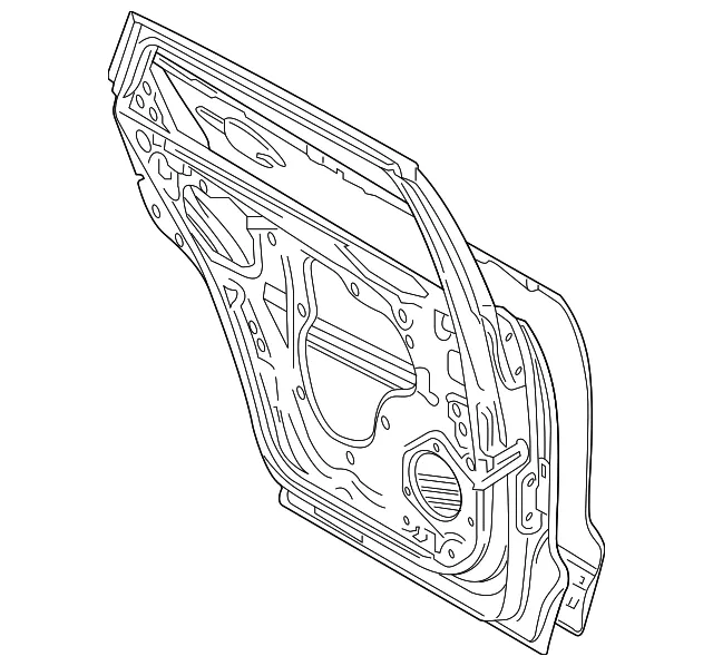 Body (R) Rear Door - Mazda (KMY0-72-02XD)