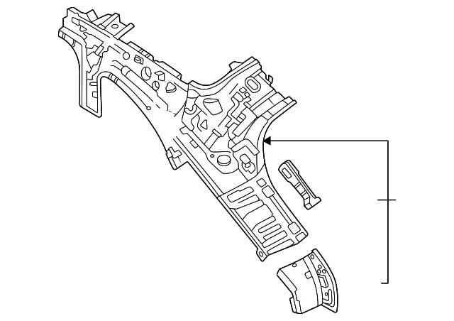Body D-Pillar - Mazda (KR9D-70-11X)