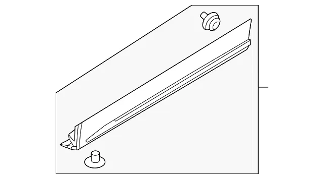 Door Molding - Mazda (KR9E-51-RA0-SY)