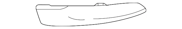 Grille Molding - Mazda (KR9P-50-771)
