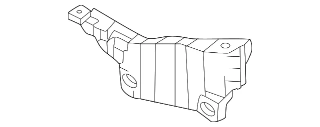 Cowl Grille Panel Bracket - Mazda (KR9P-50-7X1)