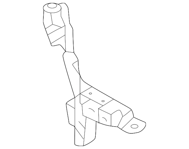 Cowl Grille Panel Bracket - Mazda (KR9P-50-7X2)