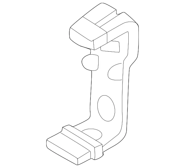 Floor Pan Splash Shield Bracket - Mazda (KR9S-56-B92A)