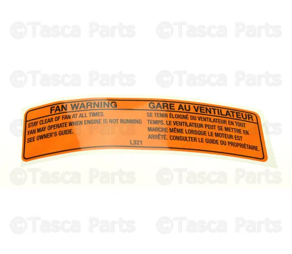 Caution Label - Mazda (L321-15-031B)