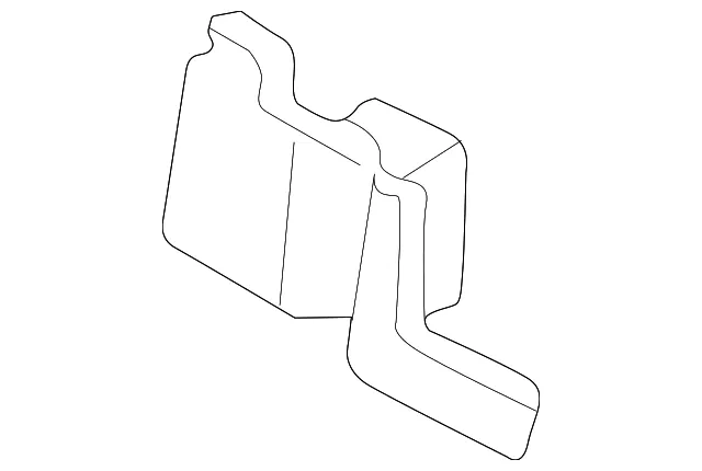 Bracket R Bumper - Passenger Side (RH) - Mazda (LC62-53-99YB)
