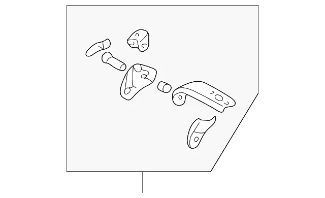 Hinge Assembly - Passenger Side (RH) - Mazda (LC62-57-56XC-05)