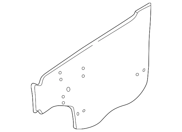 Screen L  Front Door - Driver's Side (LH) - Mazda (LC62-59-861B)