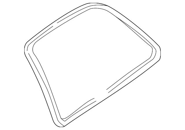 Weatherstrip R - Passenger Side (RH) - Mazda (LC62-62-7G1A)