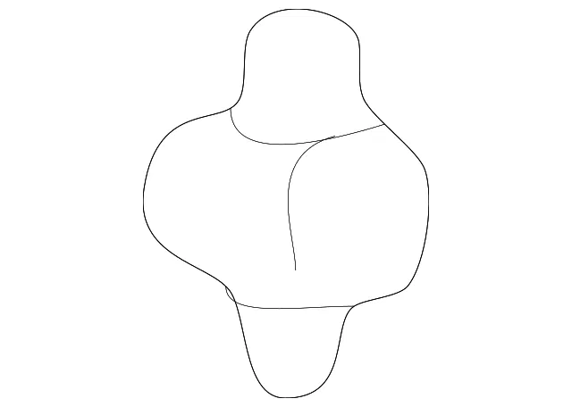 Handle, Outside Clip - Passenger Side (RH) - Mazda (LC62-72-315)