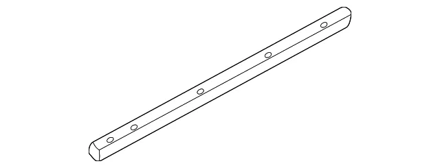 Weatherstrip F Door Low - MAZDA (LC625876X)