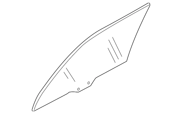 Door Glass - Driver's Side (LH) - Mazda (LD47-59-511B)