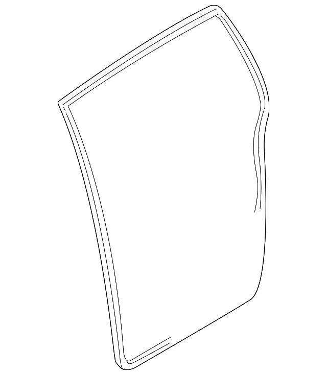 Weatherstrip Lt - Driver's Side (LH) - Mazda (LD52-73-761)