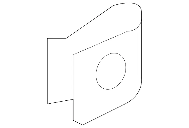 Lower Quarter Trim Nut - Kia (MB092-60408)