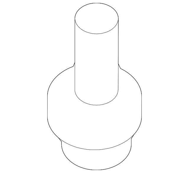 Rocker Molding Fastener - Kia (MBF67-50235)
