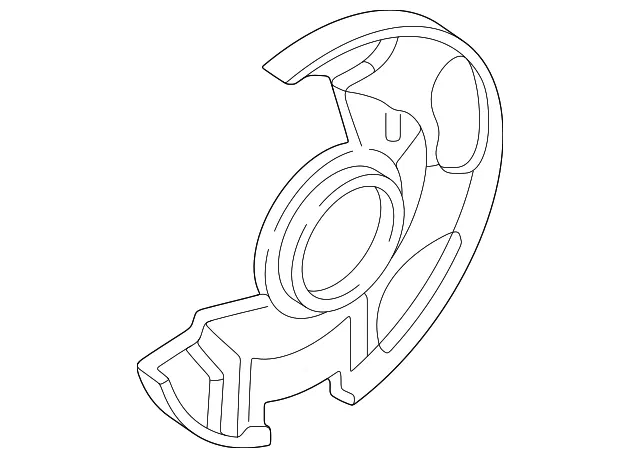 Splash Shield - Passenger Side (RH) - Kia (MDX50-33261A)
