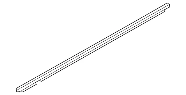 Belt Molding - Driver's Side (LH) - Mazda (N243-50-650F)