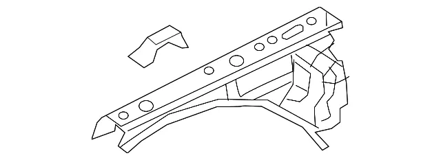 Apron Panel - Driver's Side (LH) - Mazda (N243-54-210)