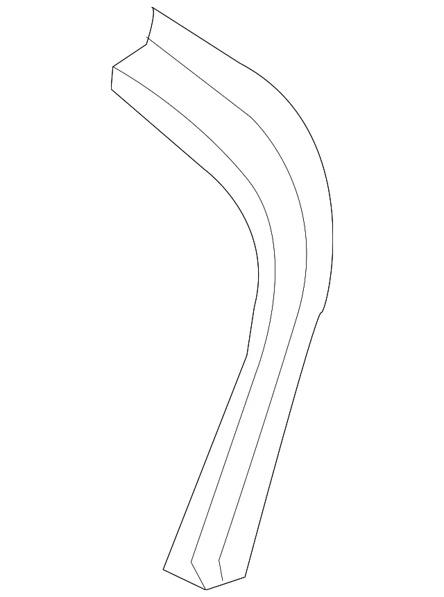 Weatherstrip - Passenger Side (RH) - Mazda (N243-R1-412B)