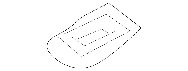 Back Glass Cap - Driver's Side (LH) - Mazda (N248-R1-438)