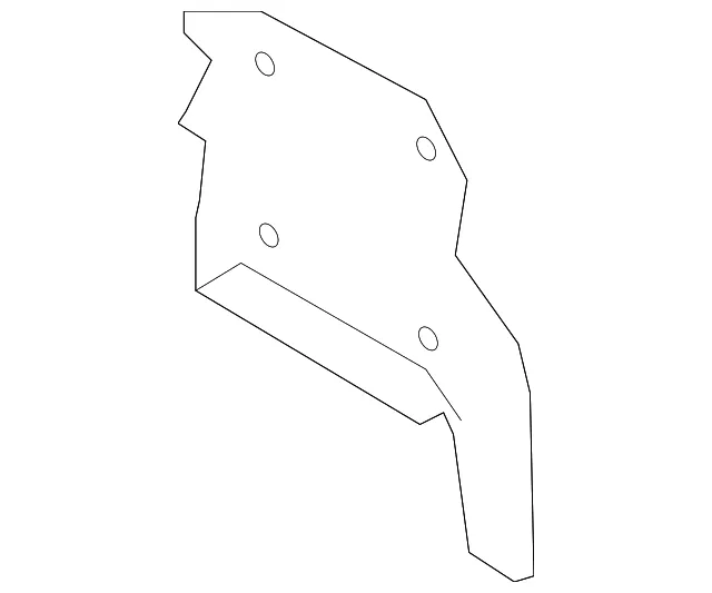Bumper Bracket - Driver's Side (LH) - Mazda (N2Y3-54-12Z)
