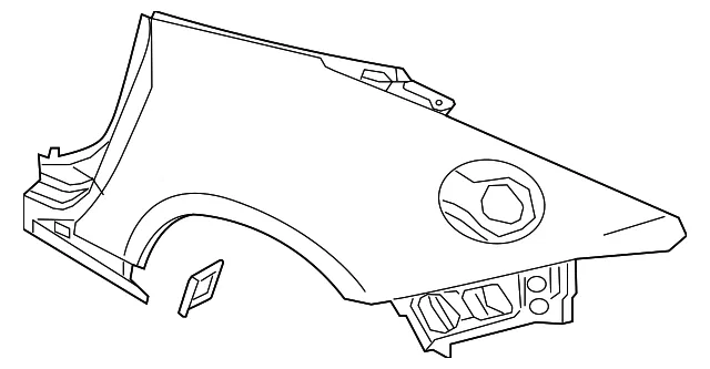 Quarter Panel - Driver's Side (LH) - Mazda (N2Y8-71-41XB)