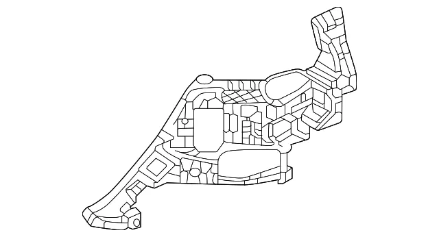 Bumper Cover Bracket - Mazda (N452-50-2E0)