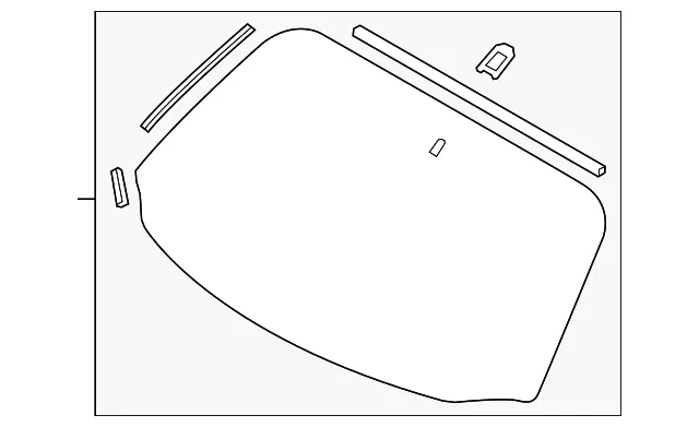 Windshield - Mazda (N454-63-900)