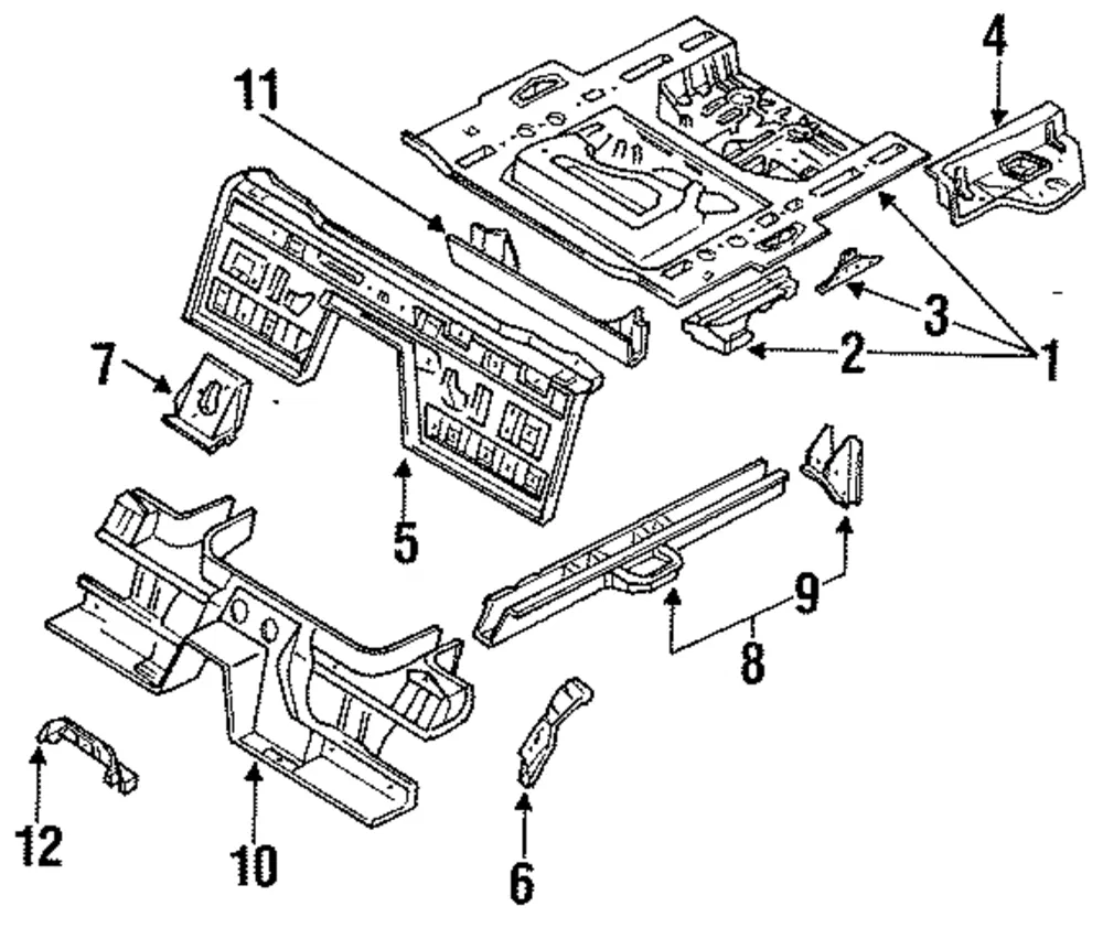 Bumper Bracket - Driver's Side (LH) - Mazda (NA01-54-830C)