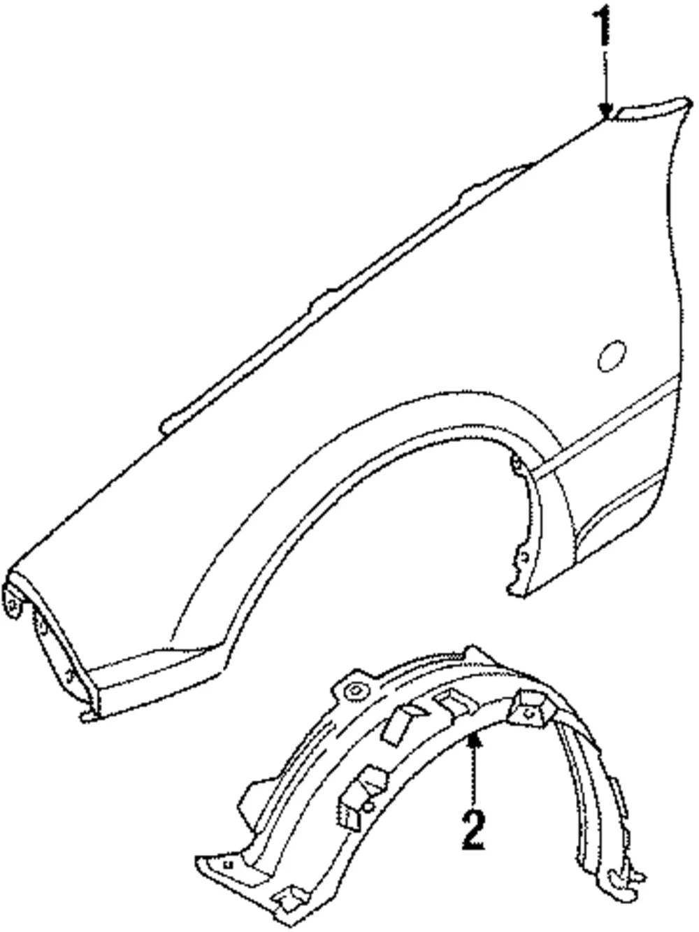 Fender - Driver's Side (LH) - Mazda (NAY1-52-210)
