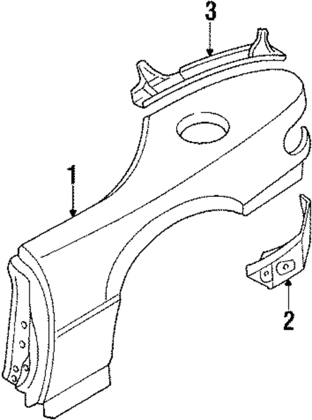 Quarter Panel - Driver's Side (LH) - Mazda (NAY1-71-400B)