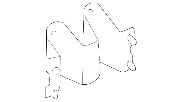 Bumper Bracket - Driver's Side (LH) - Mazda (NC10-50-280B)
